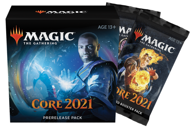 Core Set 2021 Prerelease kit + 2 Extra Boosters at-Home