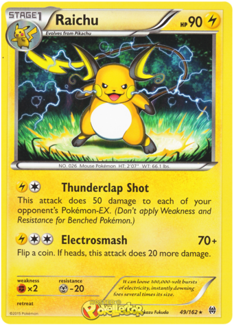 Raichu - 49/162 - Cracked Ice Holo