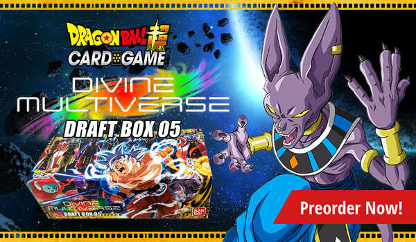 2 x Dragon Ball Super - Draft Box 5 - Divine Multiverse (Pre-Order + Deposit)