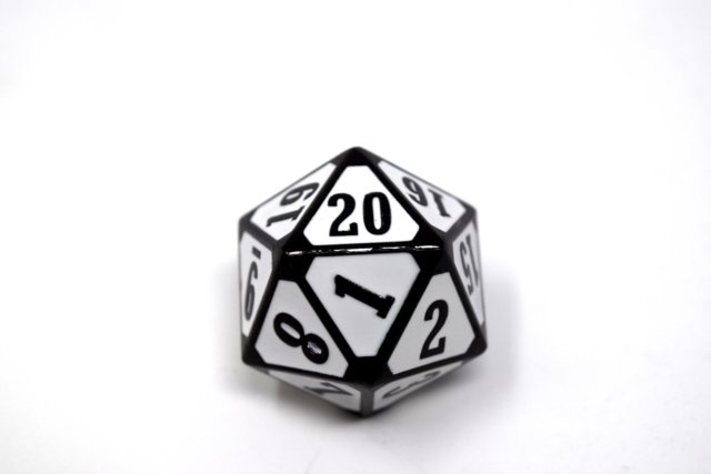 MTG Roll Down Counter - Sinister White