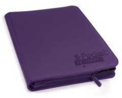 Ultimate Guard Zipfolio XenoSkin - 8 Pocket -  Purple