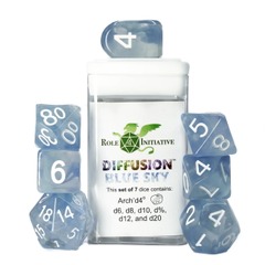 Diffusion Blue Sky - Set of 7 Dice