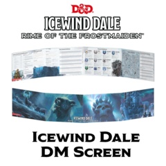 D&D Dungeon Master's Screen - Icewind Dale: Rime of the Frostmaiden