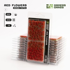 Gamer Grass Red Flowers 6mm - Wild GSG-GGR-FRED