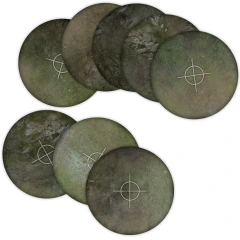 Terrain Crate - Objective Template: Fantasy 8 count - Warhammer Size (40mm + 6 Diameter)