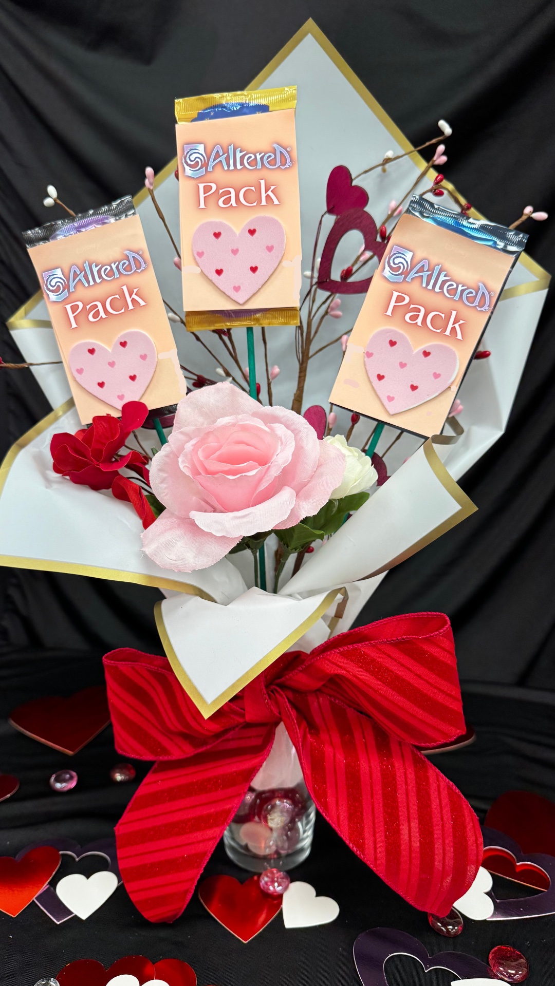 Altered Valentine Hero Bouquet