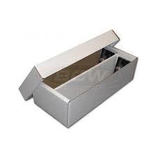 Cardboard Box 1600 card with Lid - 2 row