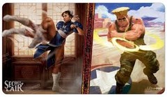 Ultra Pro Secret Lair Playmat - Chun-Li, Countless Kicks & Guile, Sonic Soldier ULT19424
