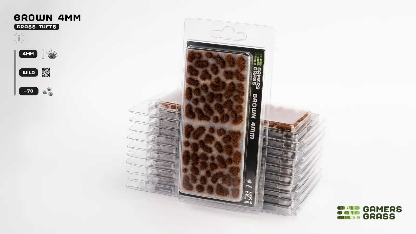 Gamer Grass - Brown 4mm - Wild GG4-B