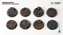 Gamer Grass - Battle Ready Bases - Spaceship Corridor 32mm x8 GGB-SPR32