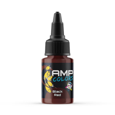 004-Pro Acrylc AMP - Black Red
