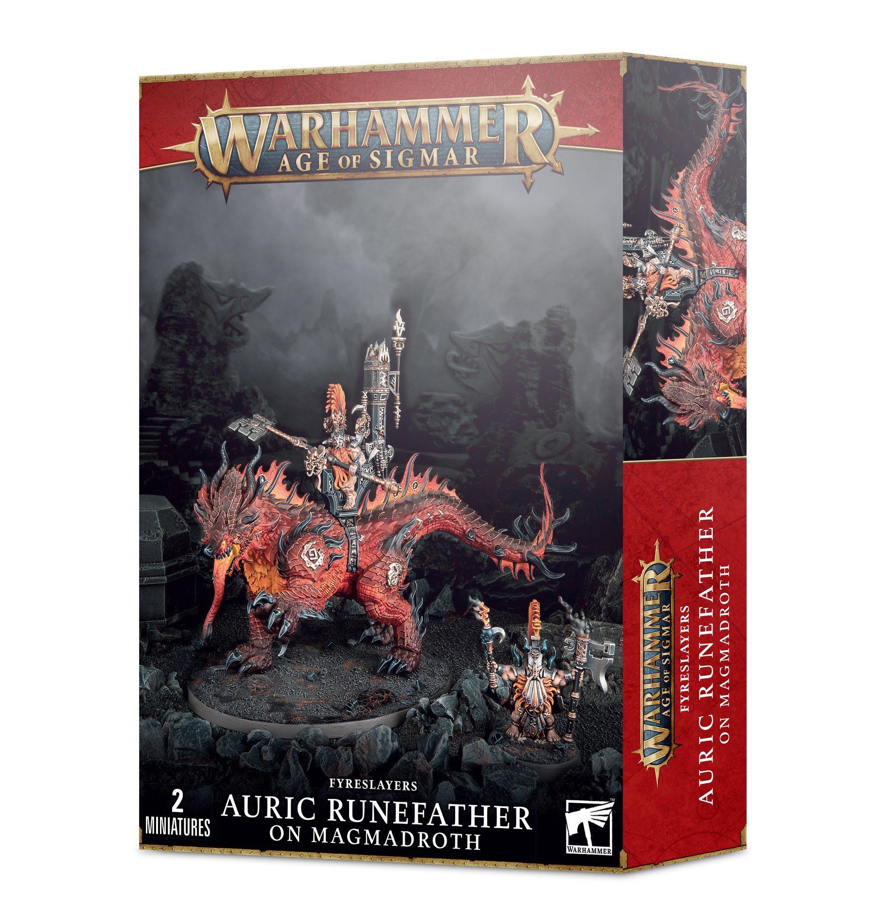 84-23 Fyreslayers Auric Runefather/Magmadroth