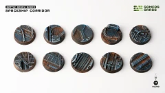 Gamer Grass - Battle Ready Bases - Spaceship Corridor 25mm x10 GGB-SPR25