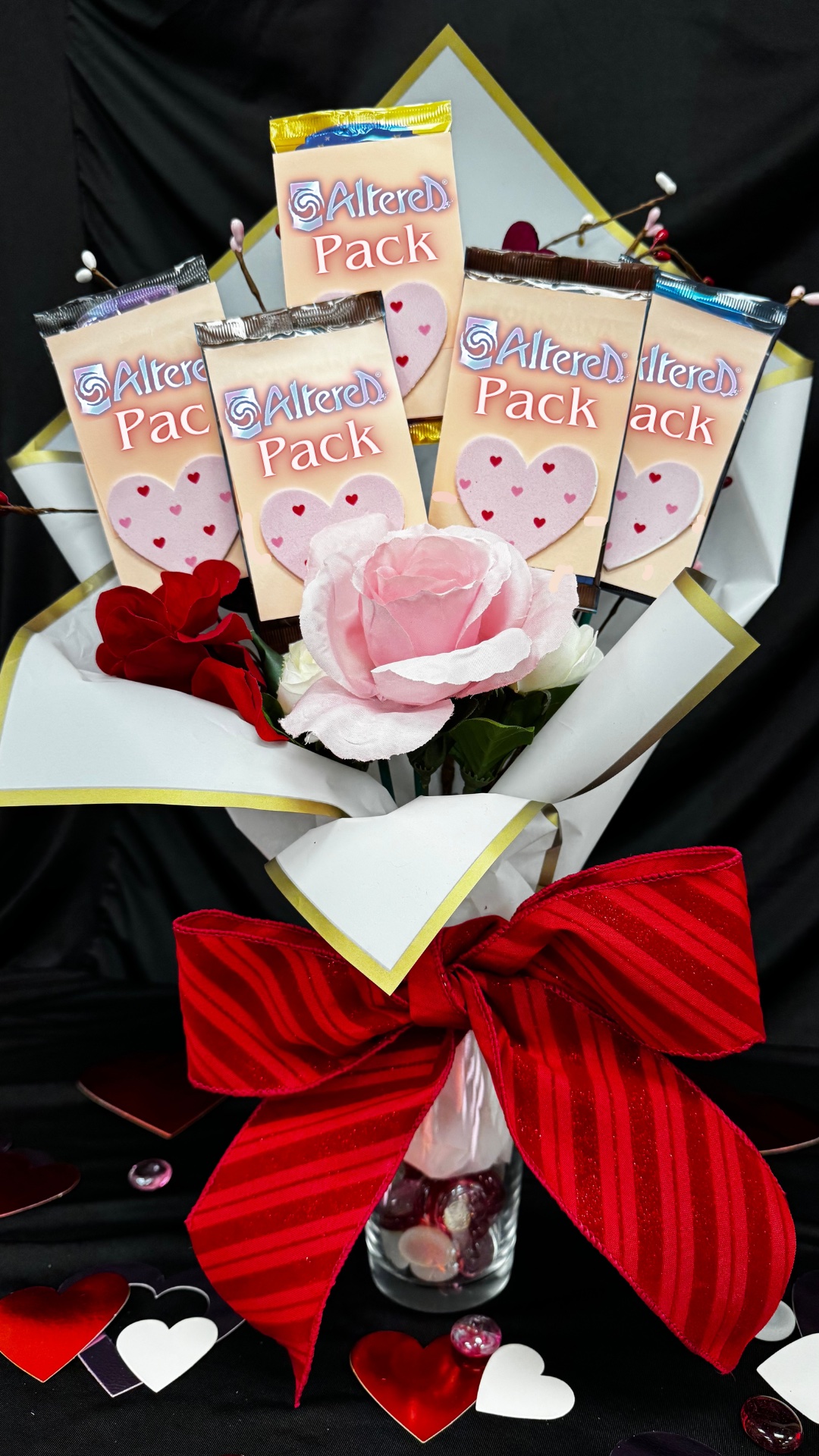 Altered Valentine Hero Bouquet