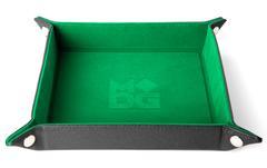 MDG Velvet Folding Dice Tray/Green - MDG535