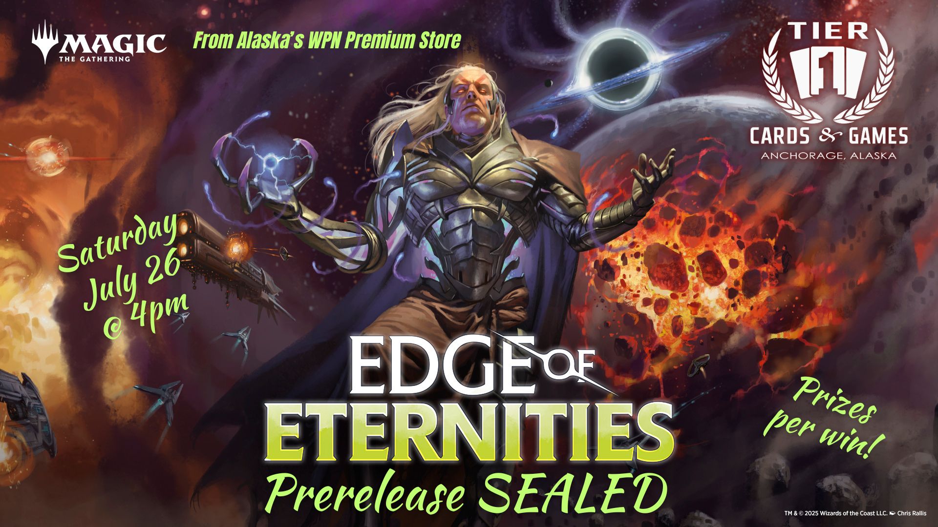 Magic: Edge of Eternities - Saturday Prerelease SEALED - 7/26/25