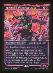 Hidetsugu, Devoring Chaos (Red Neon Ink) - NM Foil _10725