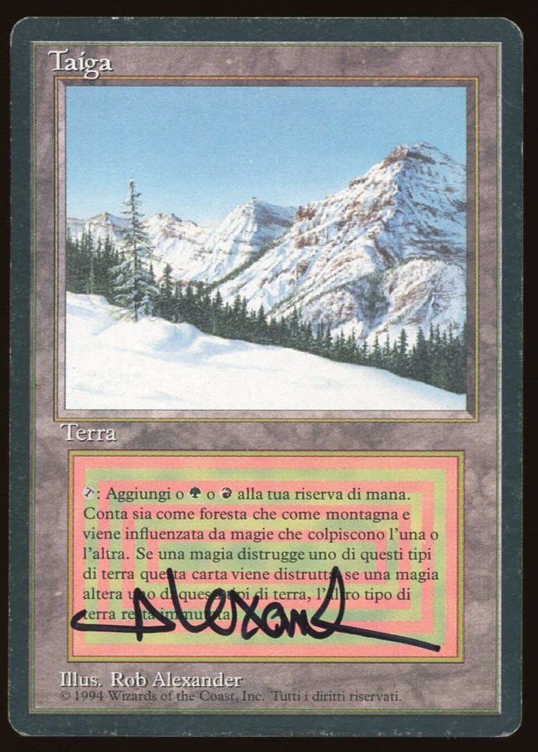 Taiga - HP Italian *Signed _12187