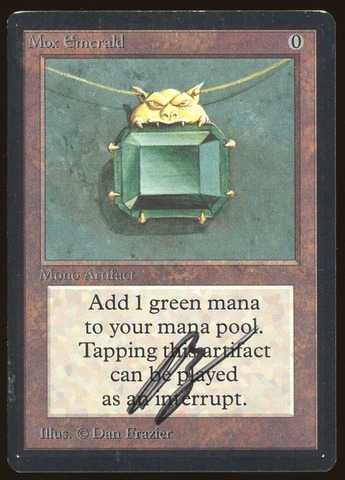 Mox Emerald - MP *Signed _12043