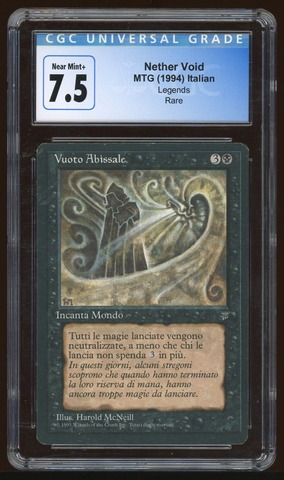 CGC 7.5 Italian Nether Void -150