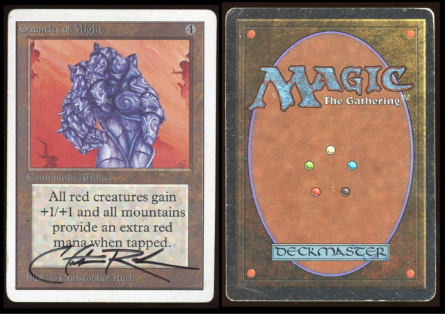 Gauntlet of Might Signed _4767