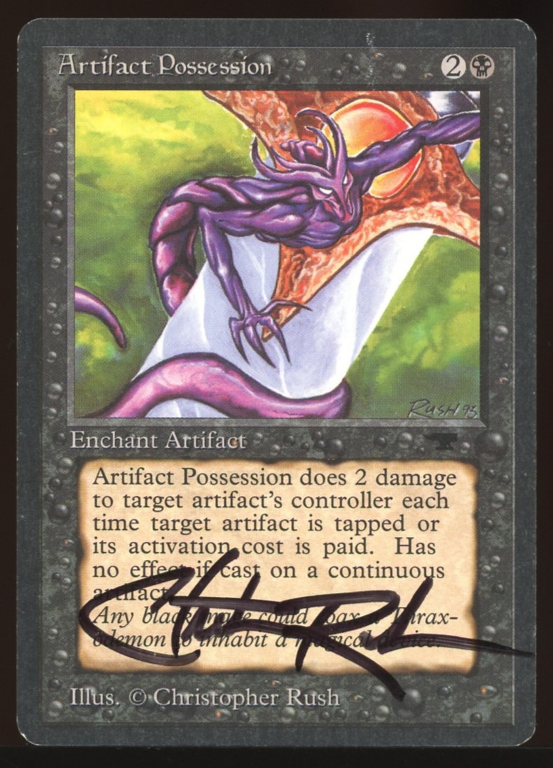 Artifact Possession - NM Signed _A3166