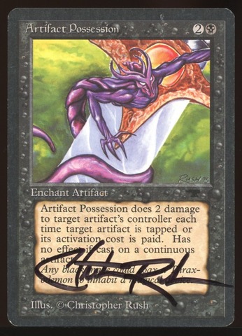 Artifact Possession - NM Signed _A3166