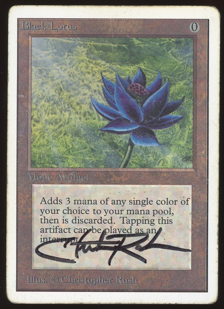 Black Lotus - HP Signed _12455