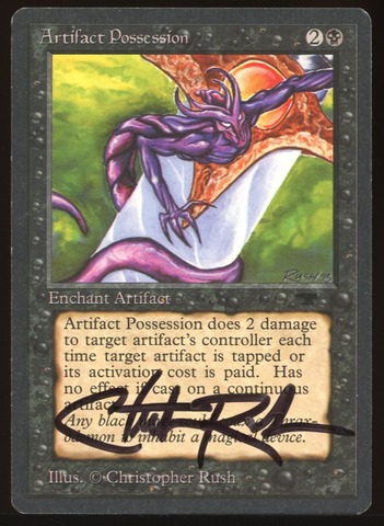 Artifact Possession - LP Signed _A3167