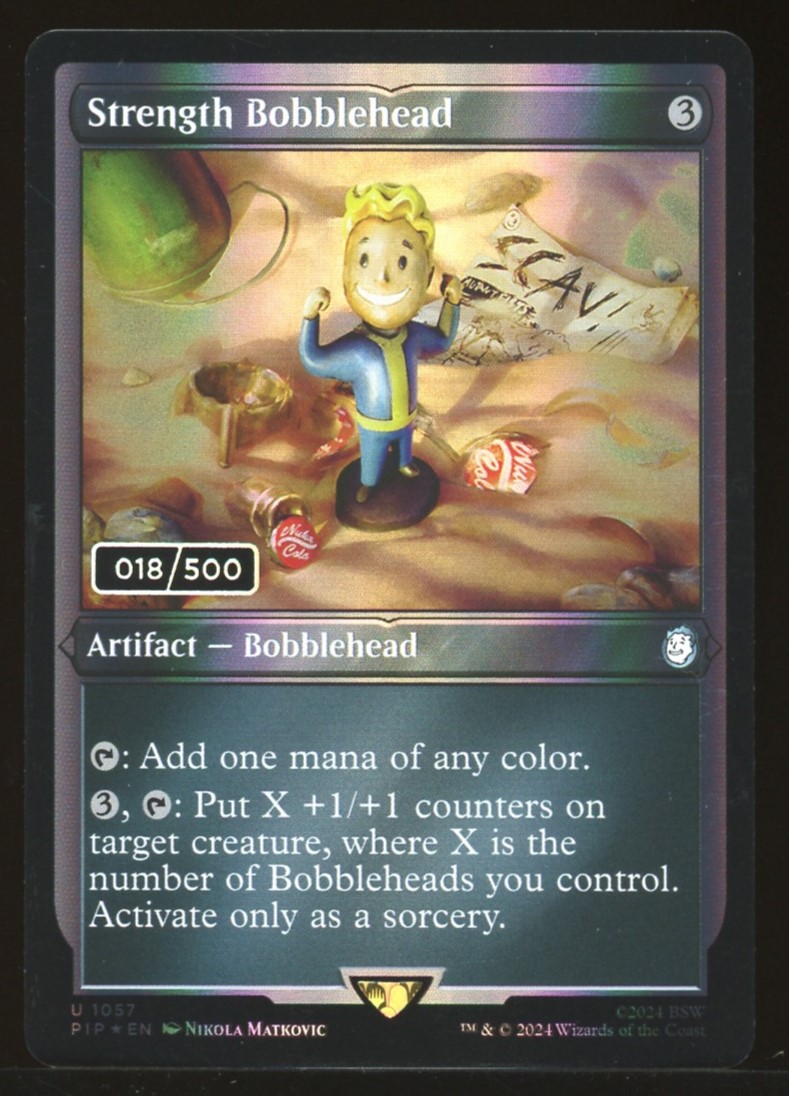 Strength Bobblehead 018 Serial Numbered - NM Foil _11941