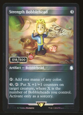 Strength Bobblehead 018 Serial Numbered - NM Foil _11941