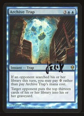 Archive Trap - LP Foil Signed _A3303