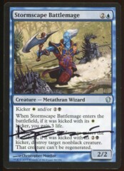 Signed Artist Proof Card Stormscape Battlemage _A0036