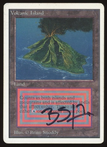 Volcanic Island - HP *Signed _8509