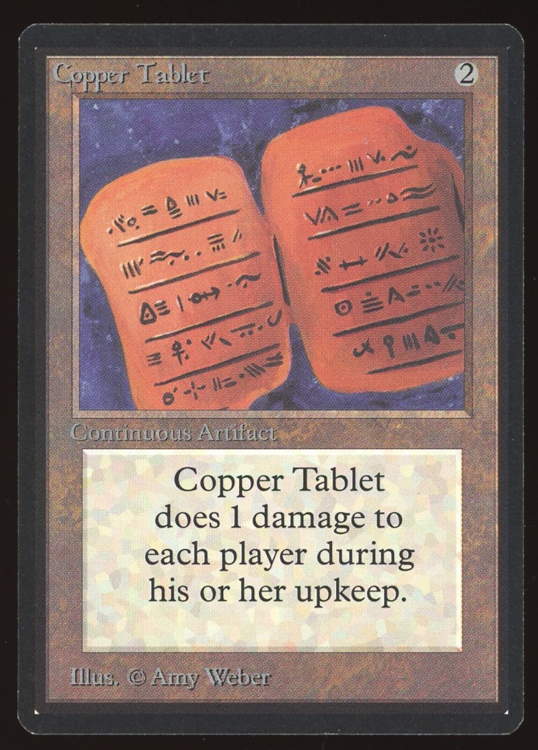 Copper Tablet - NM _12017