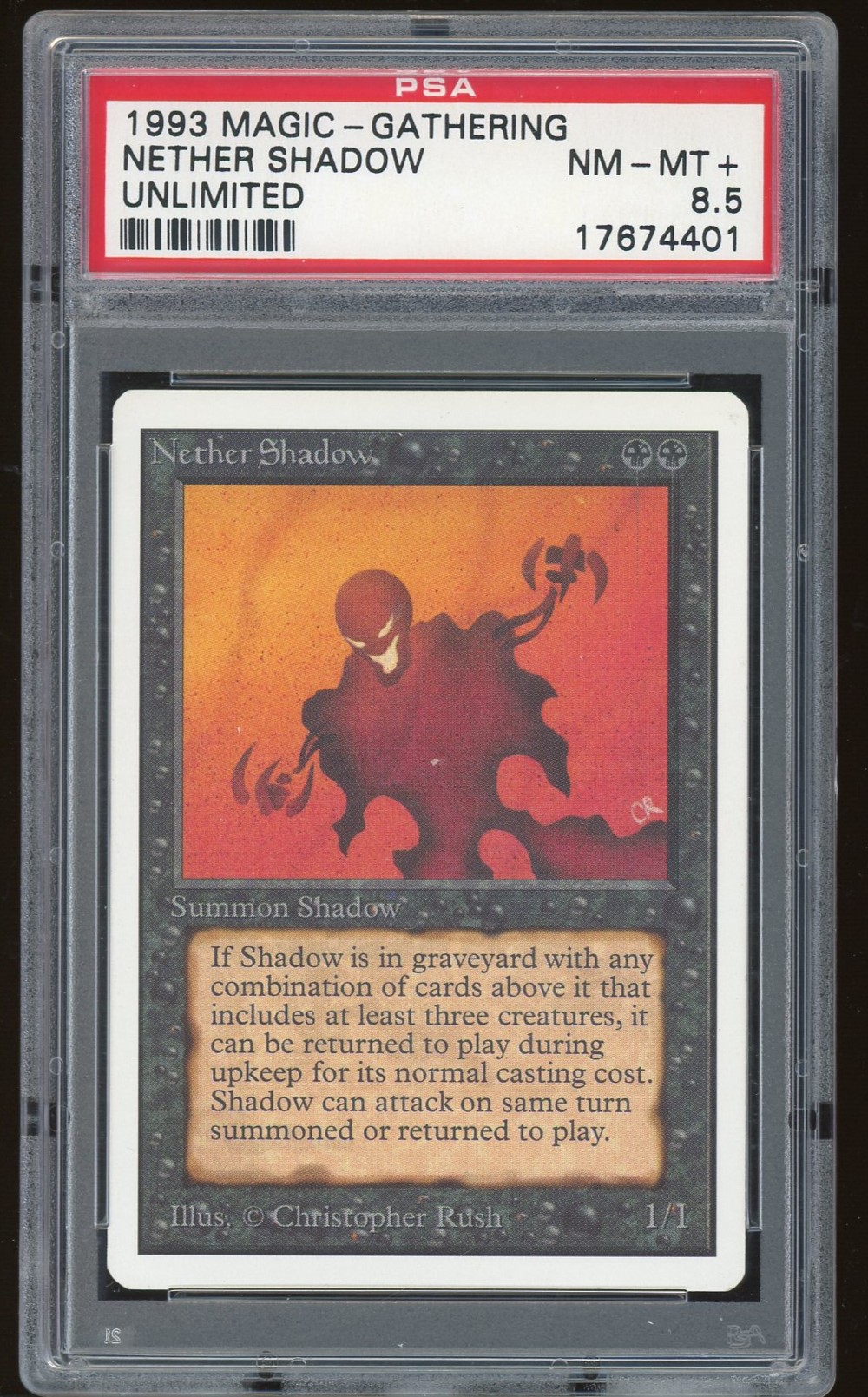 PSA 8.5 Nether Shadow -401