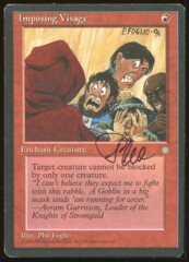 Signed Imposing Visage _A0151