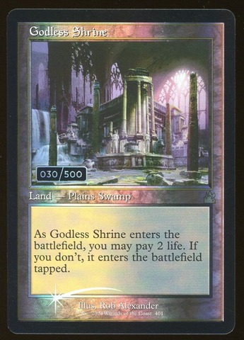 Godless Shrine 030 Serial Numbered - NM Foil _11919