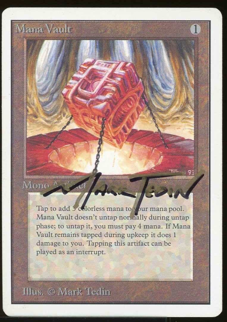 Mana Vault - LP *Signed _12086