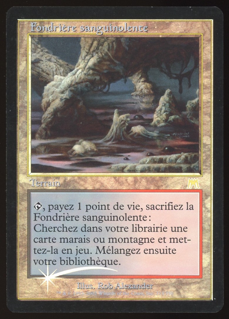 Bloodstained Mire - NM Foil French _9299