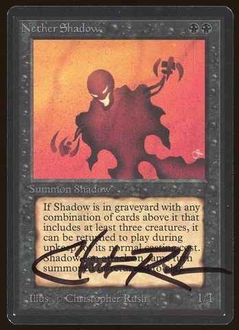 Nether Shadow - NM Signed _C1586