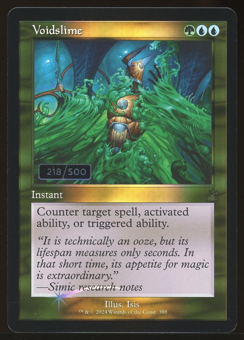 Voidslime 218 Serial Numbered - NM Foil _10756