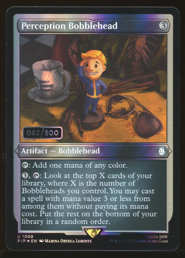 Perception Bobblehead 082 Serial Numbered - NM Foil _10776