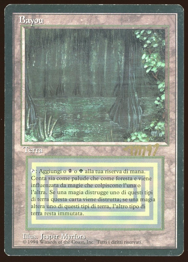 Bayou - MP Italian *Signed _11678