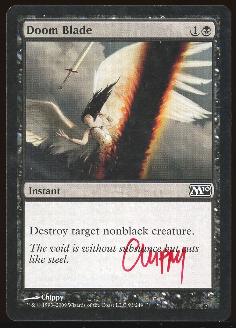 Doom Blade Signed _A1637