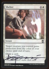 Signed Foil Artist Proof Card Shelter _A0032