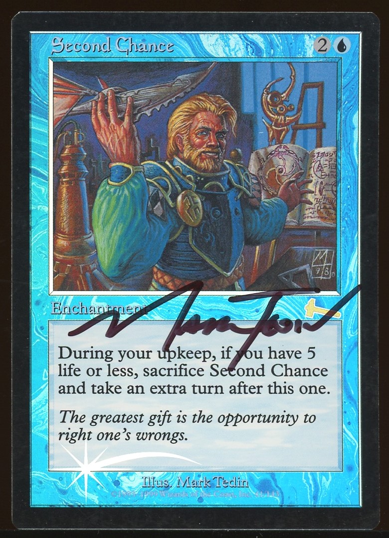 Second Chance Foil Signed _A2253