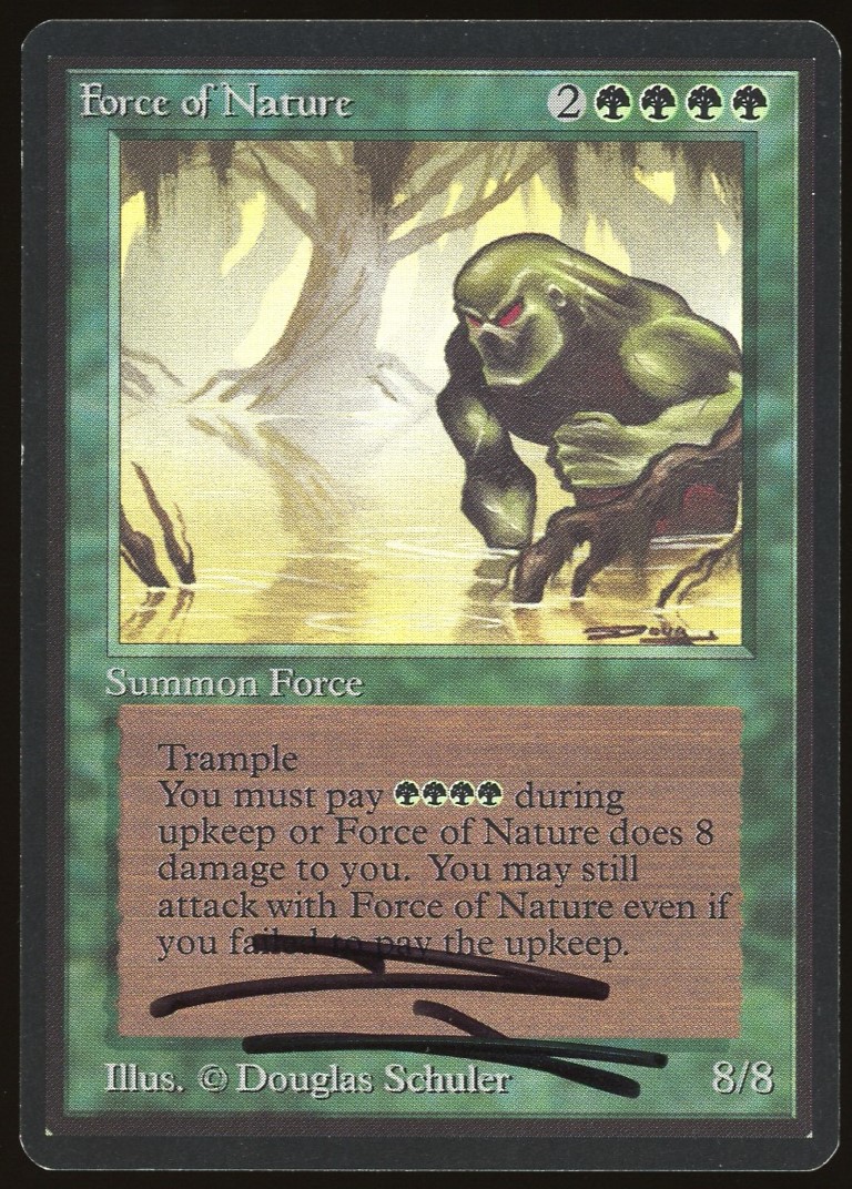 Force of Nature - NM Signed _8834