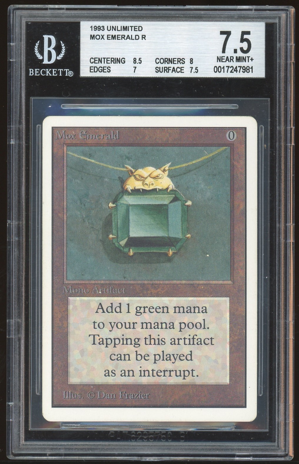 BGS 7.5 Mox Emerald -981