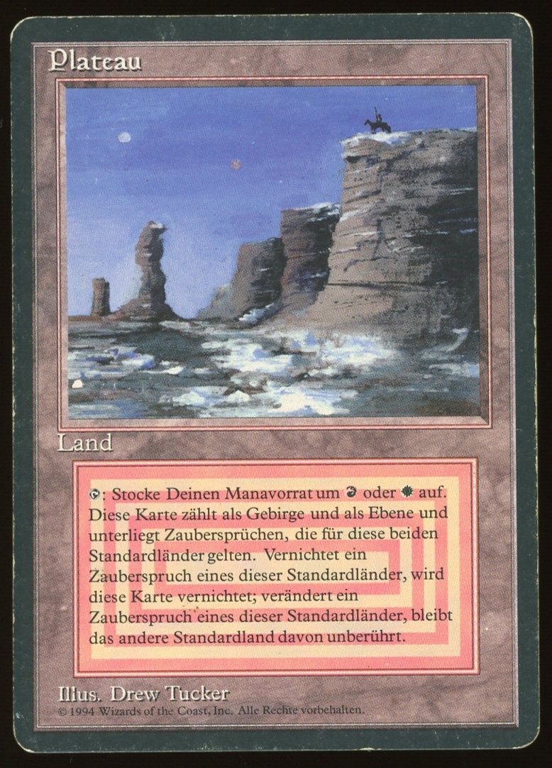 Plateau - HP German _12171